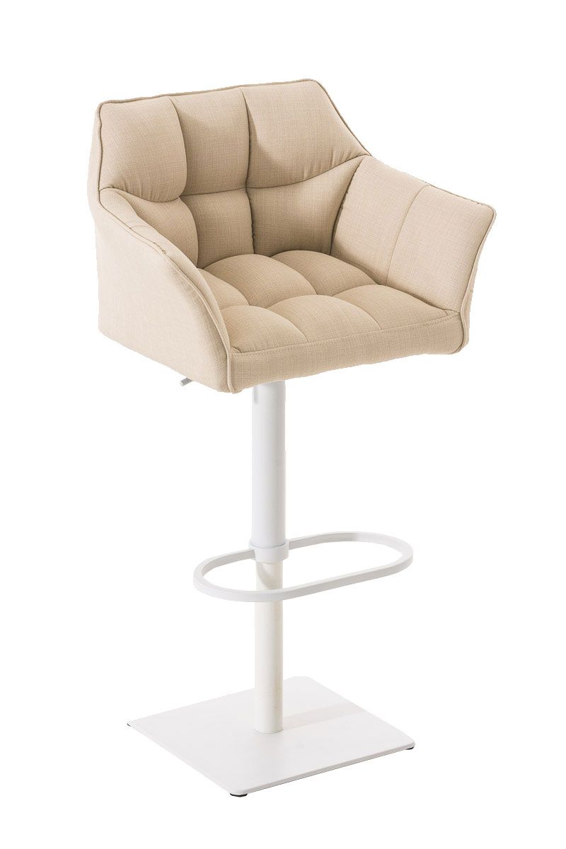 Barhocker Damaso W Stoff creme