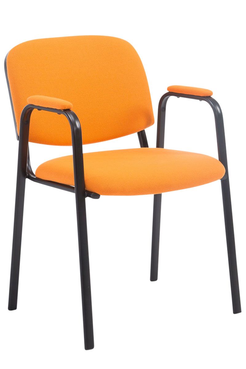 Besucherstuhl Ken PRO Stoff orange