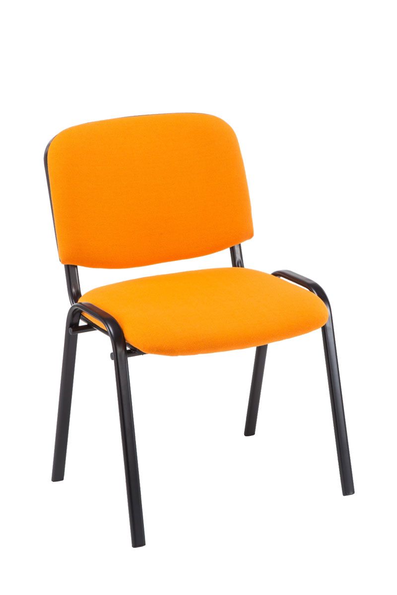 Besucherstuhl Ken V2 Stoff orange