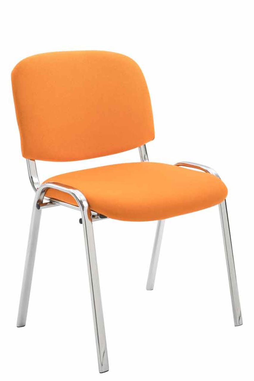 Besucherstuhl Ken C Stoff orange