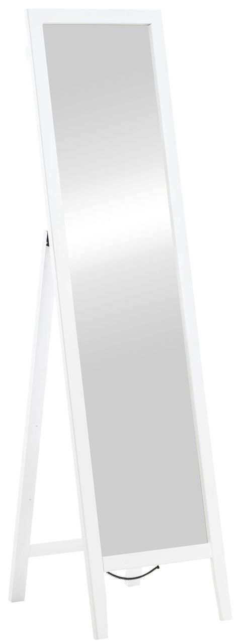 Standspiegel -modern Ganzkörperspiegel Ankleidespiegel Holz Schminkspiegel- Weiß