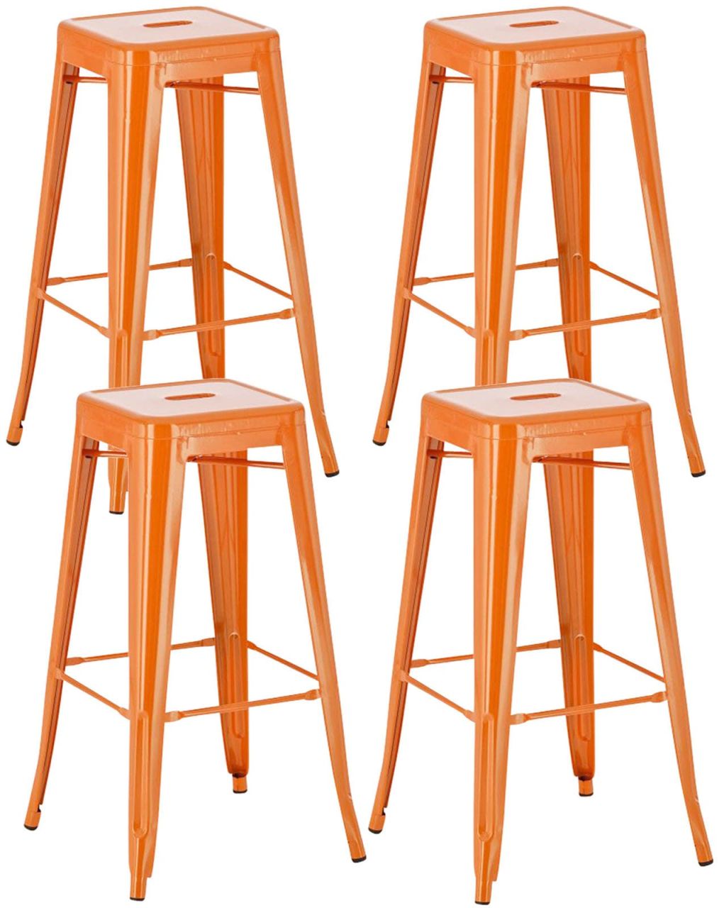 4er Set Barhocker Joshua orange