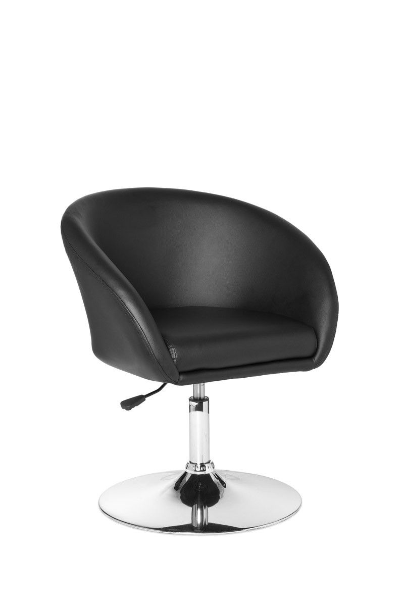 Design Relaxsessel SPM2.157 Loungesessel Kunstleder Cocktailsessel schwarz