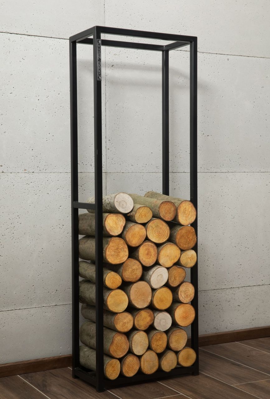 Brennholzregal Stahl für Kamin-Holzständer Holzstapelhalter-150