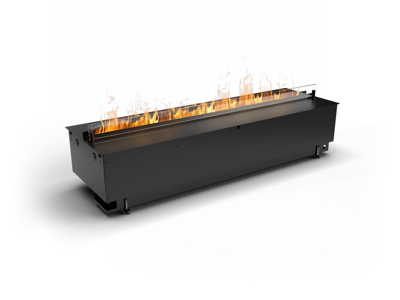 Planika Cool Flame Insert 1000 Elektrokamineinsatz Festwasseranschluss Holzscheite mit Sicherheitsglas