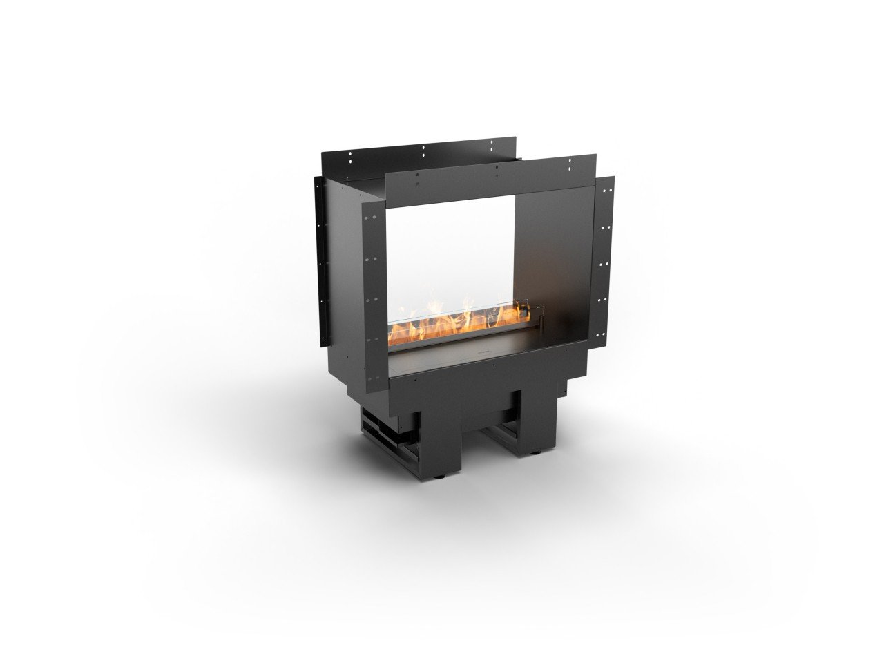 Planika Cool Flame See-Through Fireplace 500 Elektrokamineinsatz Festwasseranschluss ohne Holzscheite