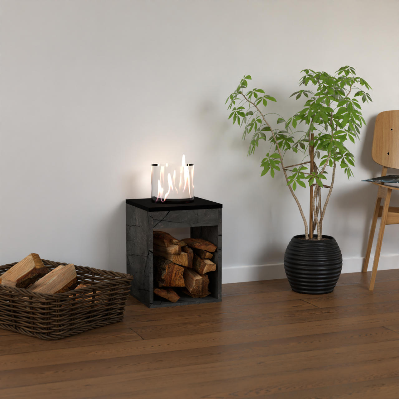 Glow Fire Emma Concept S Ethanolkamin Marmor