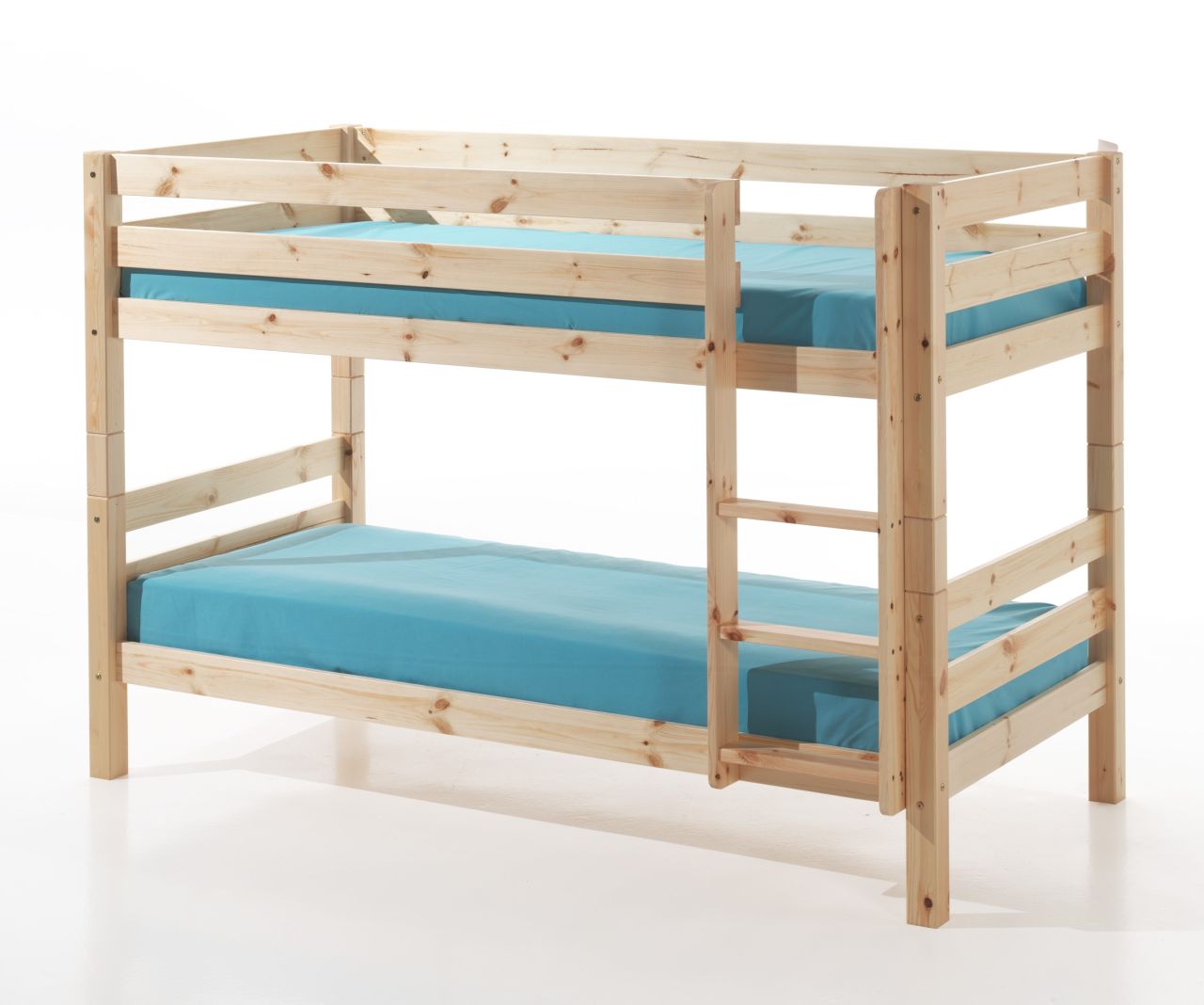 Etagenbett 90×200 Kinderbett Hochbett Spielbett Massivholzbett Stockbett 140 cm