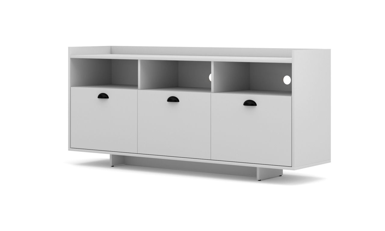 Kommode-Sideboard Highboard Anrichte Wohnmöbel Wohnzimmermöbel Schrank-Weiß