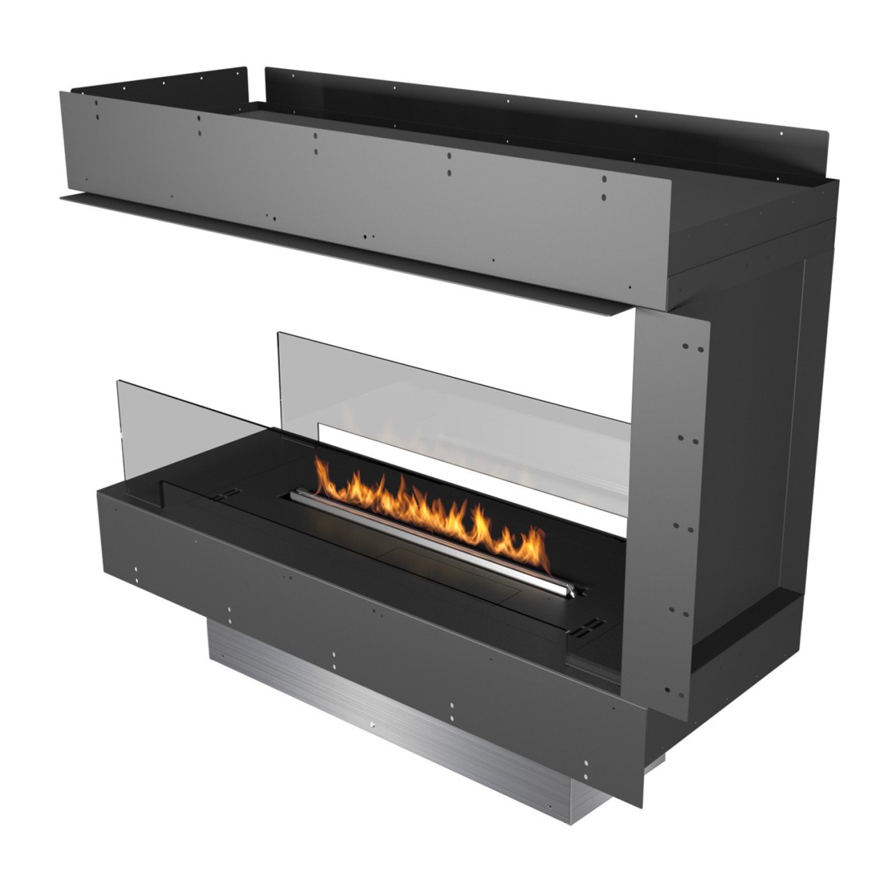 Planika Forma Firebox ROOM-DIVIDER mit BEV Automatikbrenner FLA 3+ Forma 1000