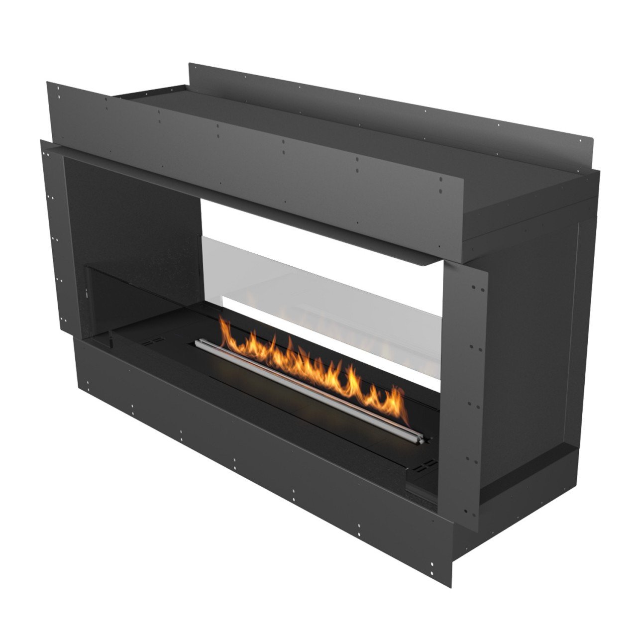 Planika Forma Firebox SEE-THROUGH mit BEV Automatikbrenner FLA 3 Forma 1200