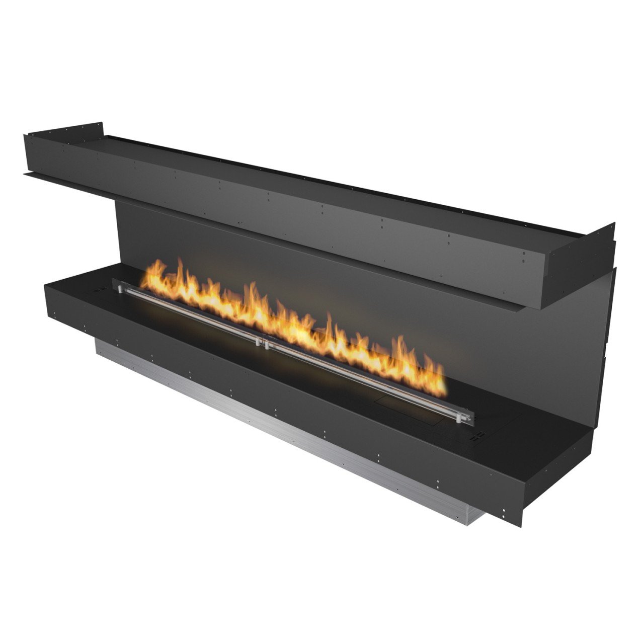 Planika Forma Firebox THREE-SIDED mit BEV Automatikbrenner FLA 3+ Forma 2300