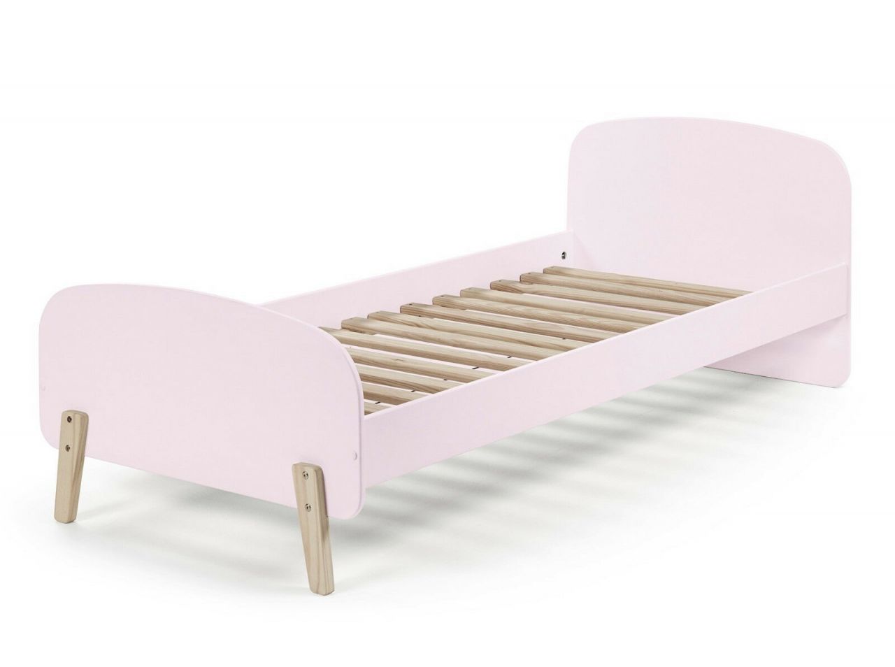 Vipack: Einzelbett „KIDDY“ 90×200 rosa – Bett Jugendbett Jugendliege Kinderbett