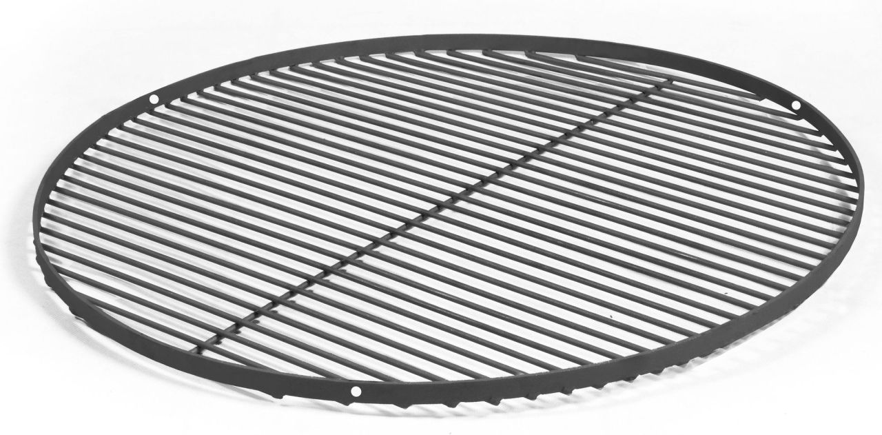 Grillrost für Schwenkgrill / Dreibein – schwarzer Stahl – Ø 80 cm