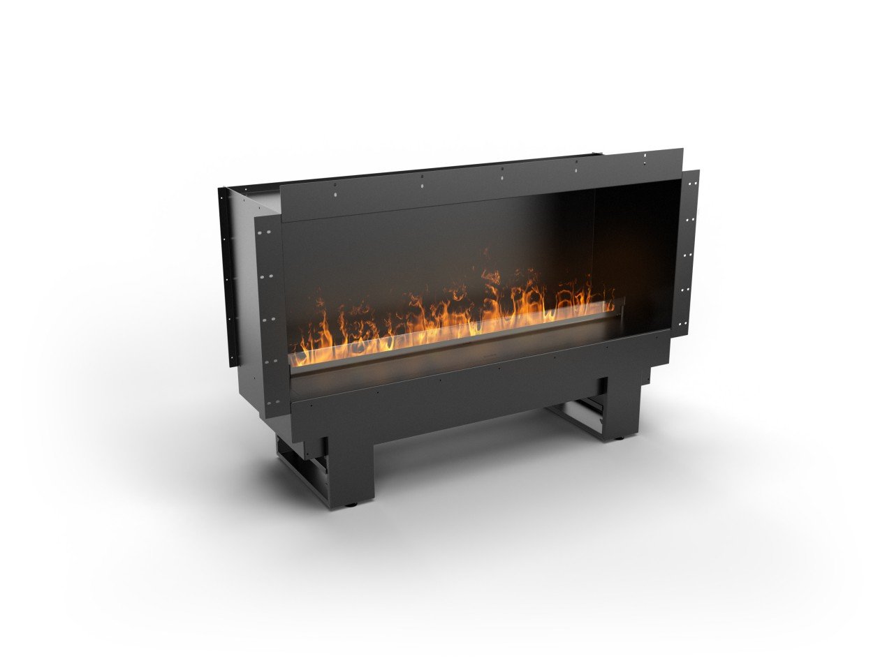 Planika Cool Flame Fireplace 1000 Elektrokamineinsatz Festwasseranschluss Holzscheite