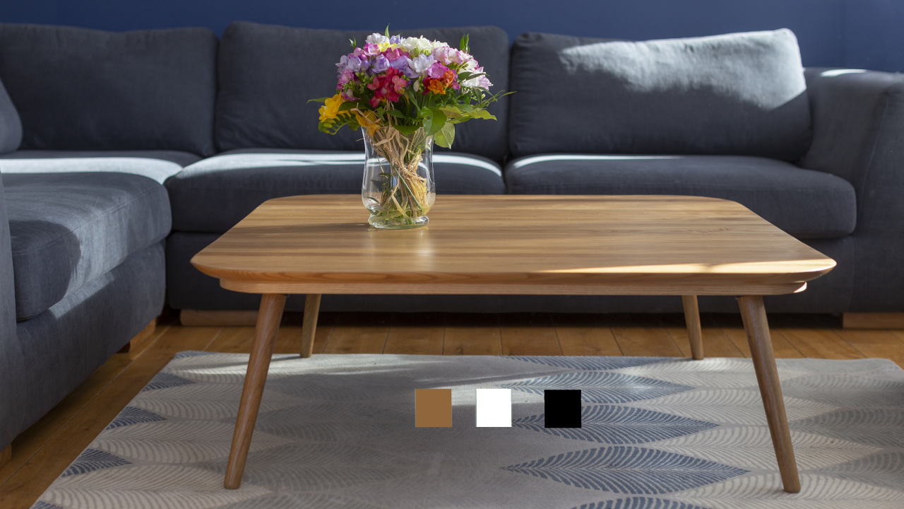 Couchtisch 110x110x31 Beistelltisch Sofatisch Coffee Table Wohnzimmertisch Ka…