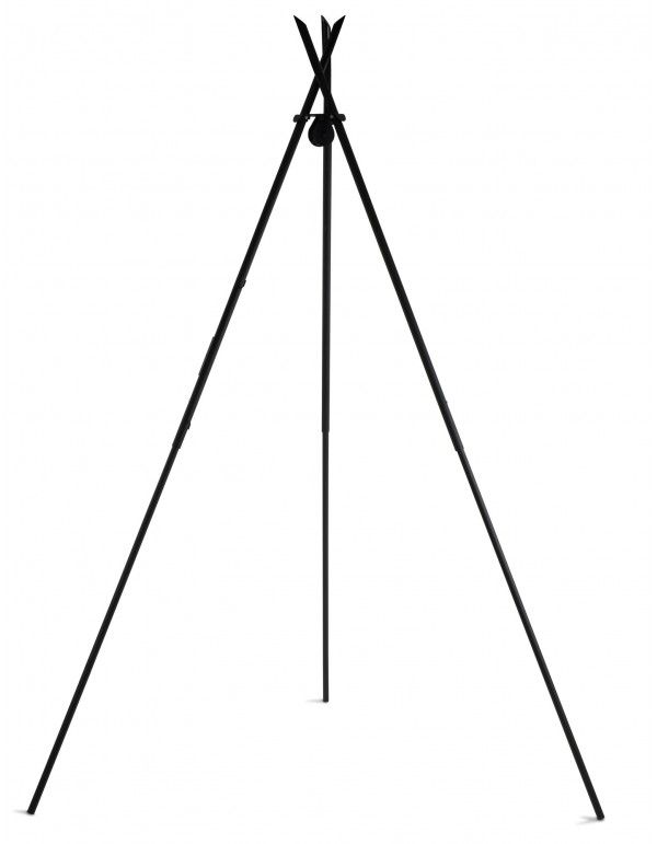 Dreibein Höhe 210 cm für Grill Kessel oder Wok Halterung Faltbar Grill Zubehör