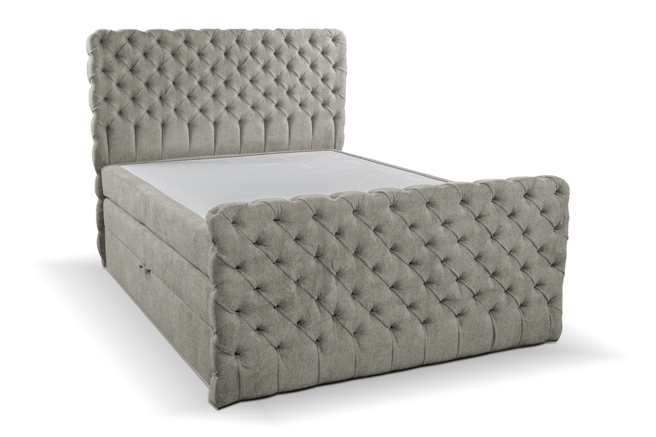 Boxspringbett Miu Duo inkl. Fußteil