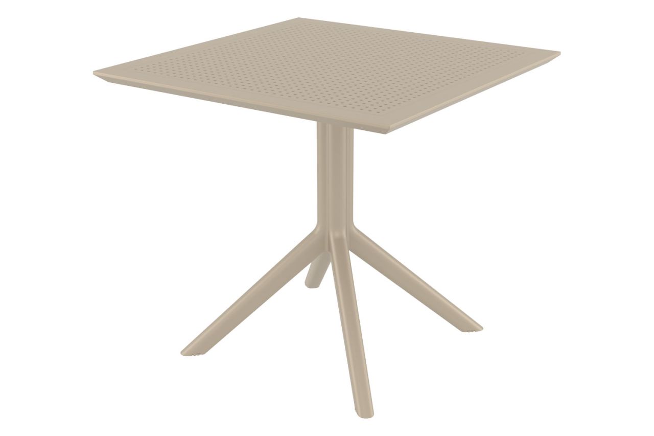 Tisch Sky 80 cm taupe