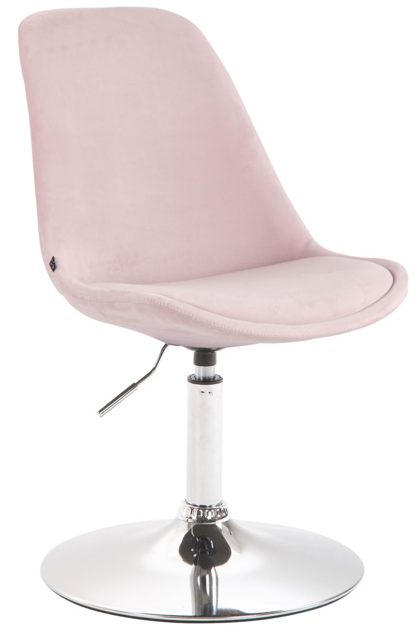 Esszimmerstuhl Maverick Samt chrom pink