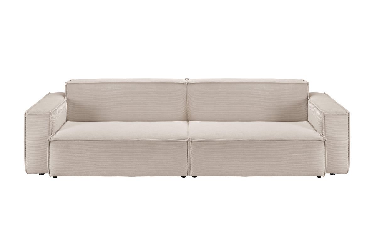 KAWOLA Sofa SAMU Feincord beige