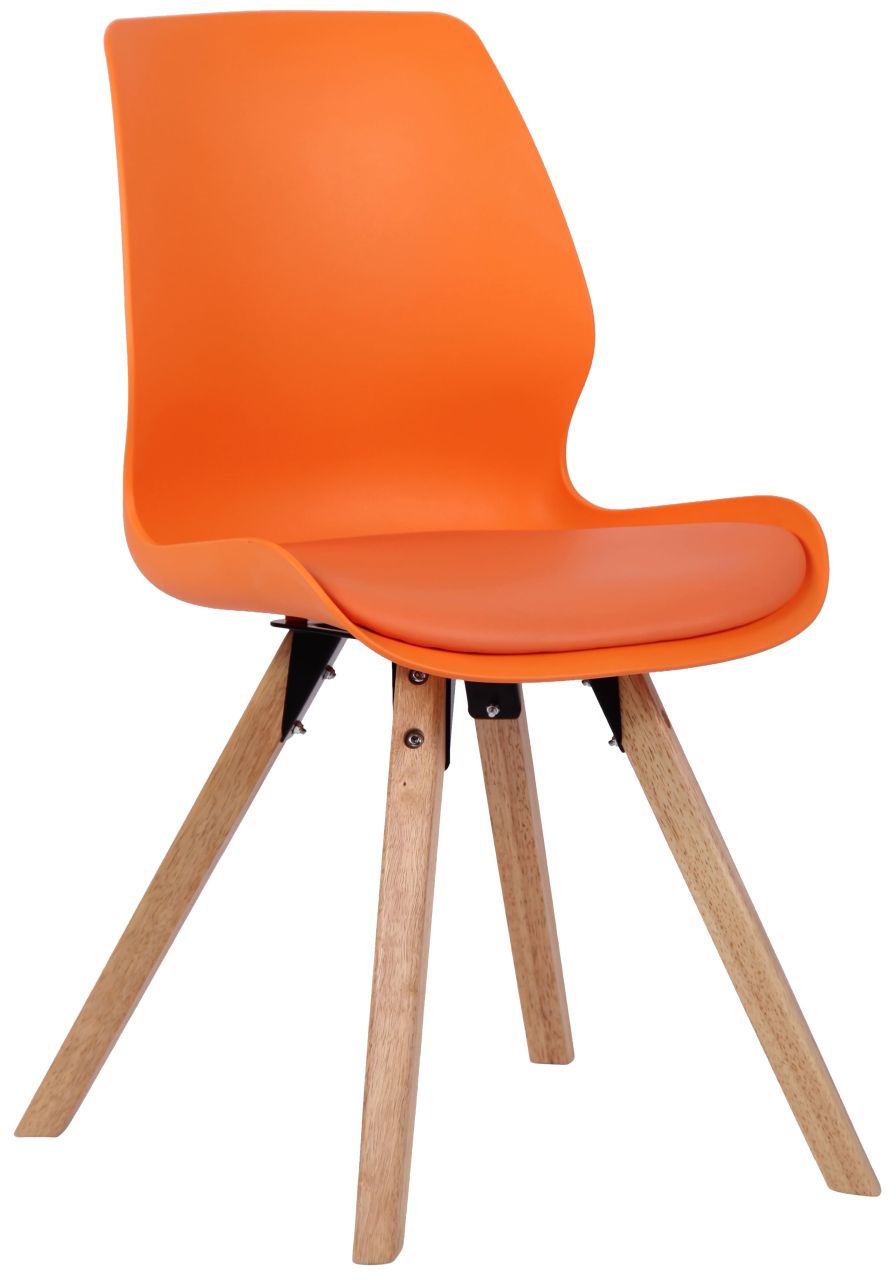 Stuhl Luna Kunststoff orange