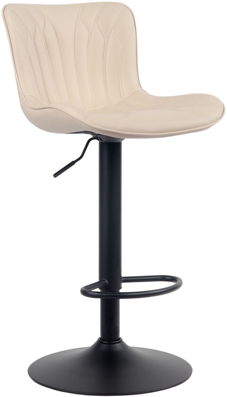 Barhocker Linus Kunstleder creme