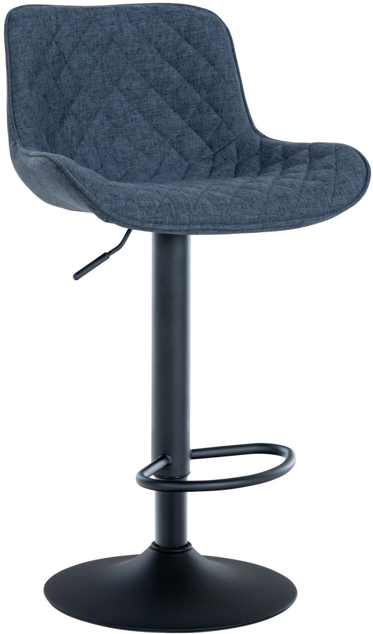 Barhocker Minosa Stoff blau