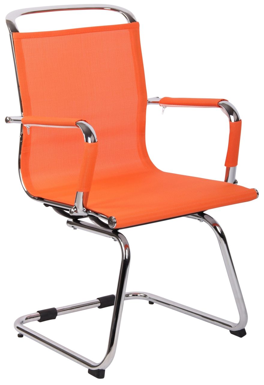 Besucherstuhl Barnet Mesh orange