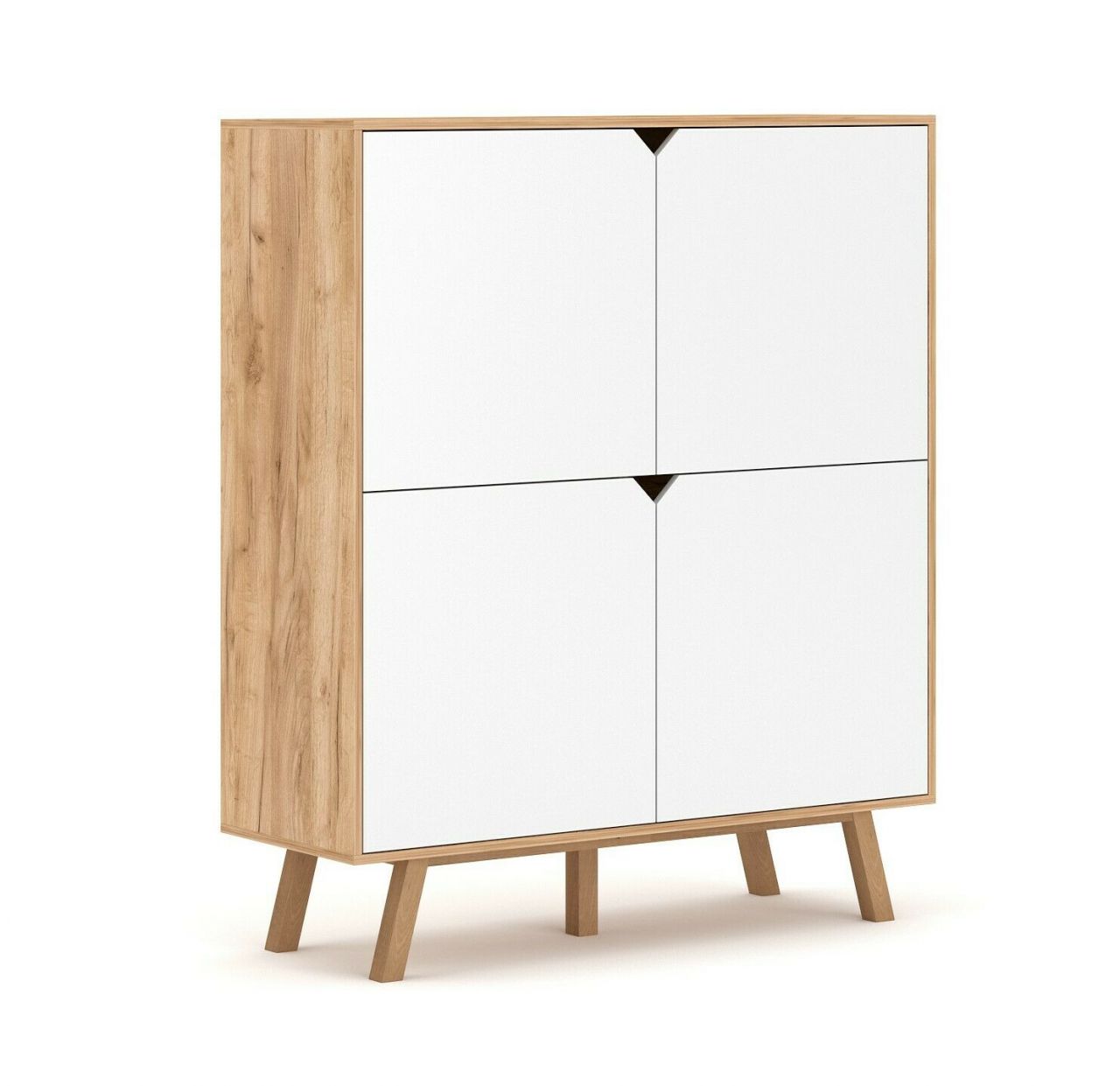 Sideboard- Kommode Highboard Anrichte Wohnmöbel Wohnzimmermöbel Schrank- Weiß