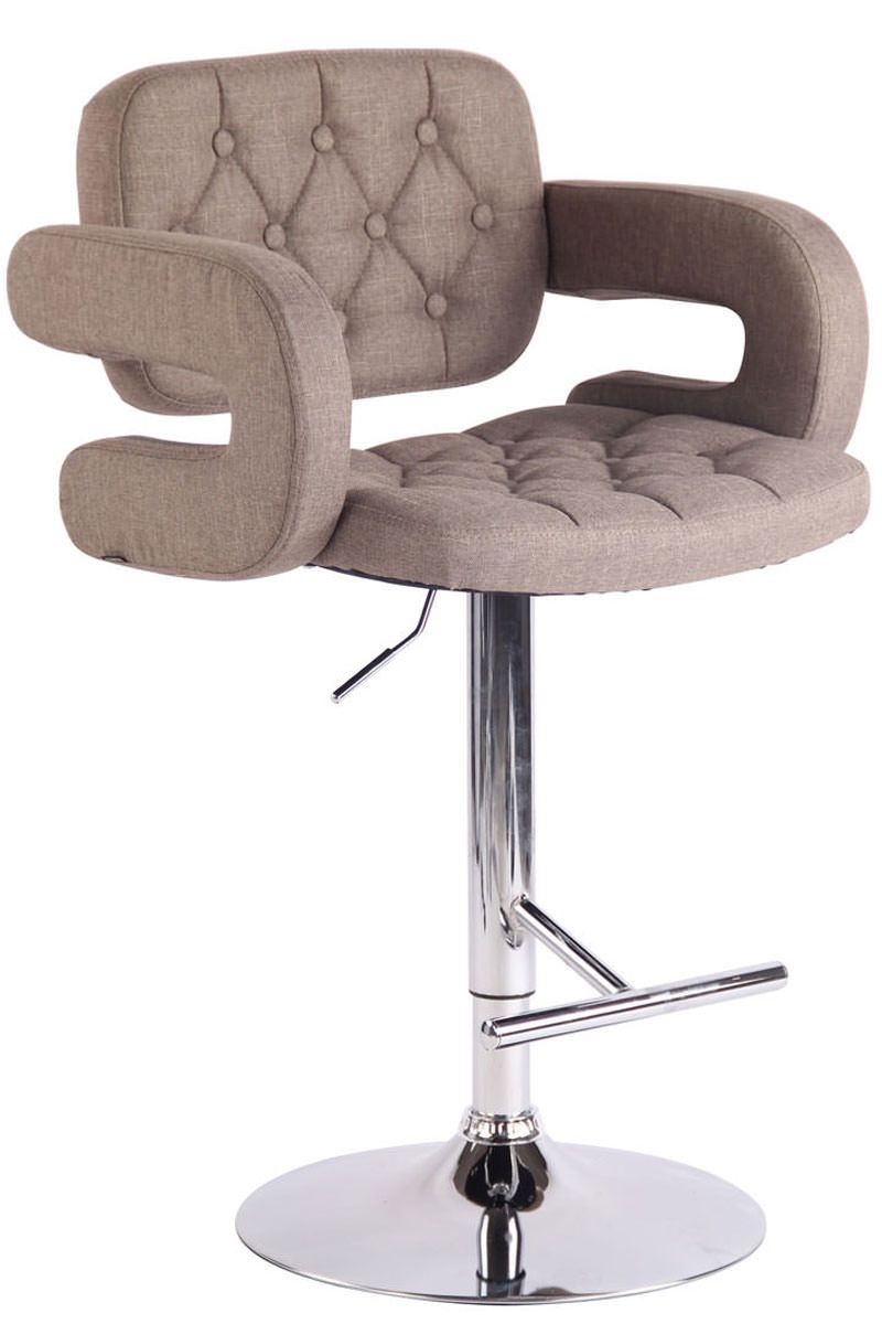 Barhocker Dublin STOFF taupe