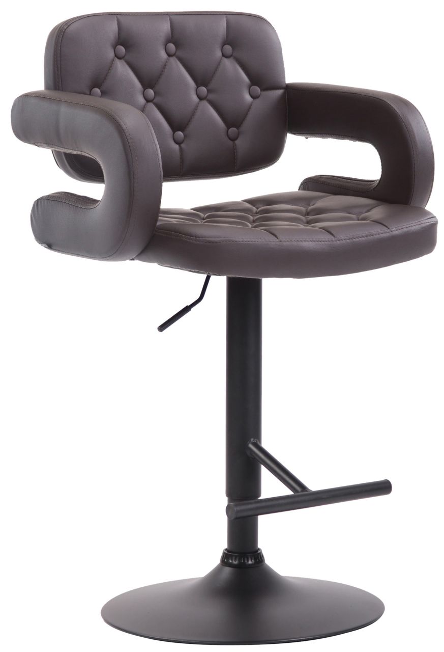 Barhocker Dublin schwarz braun