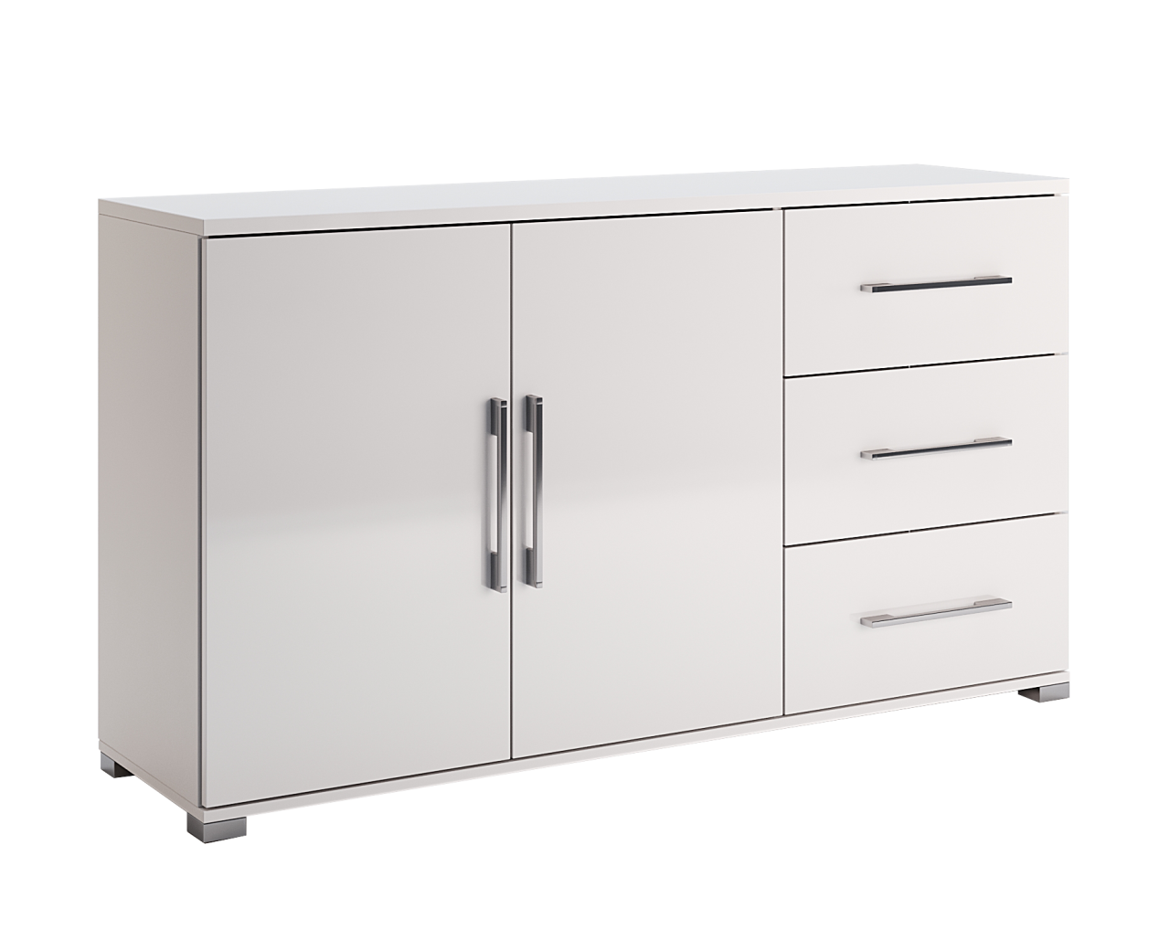 Sideboard Kommode 2T/3S Highboard Anrichte Wohnmöbel Schlafzimmermöbel Weiß