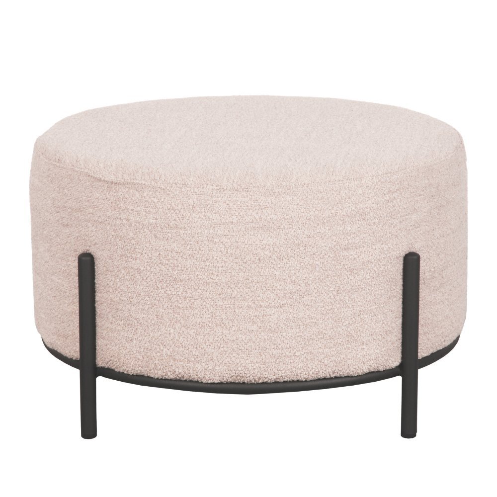 RINGO-Living Hocker Healani in Beige aus Stoff 340x570mm