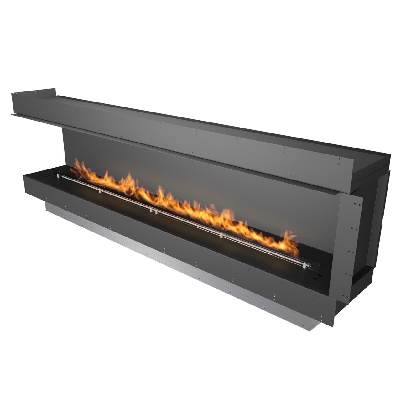 Planika Forma Firebox LEFT-CORNER mit BEV Automatikbrenner FLA 4 Forma 2700