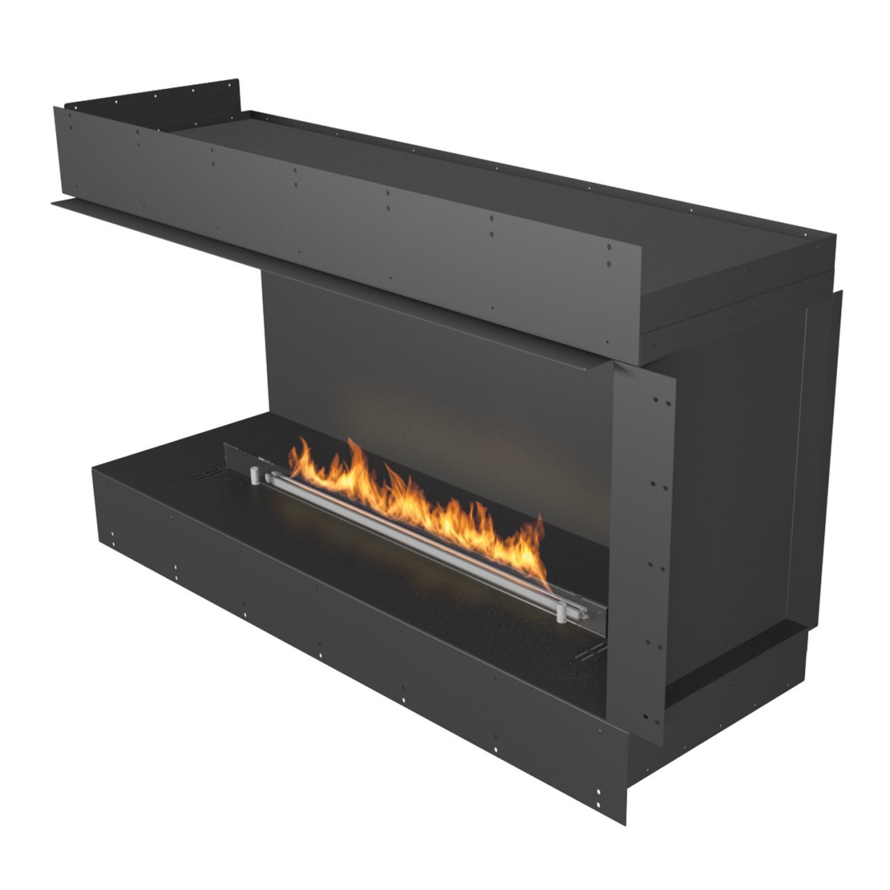 Planika Forma Firebox LEFT-CORNER mit BEV Automatikbrenner FLA 4 Forma 1200