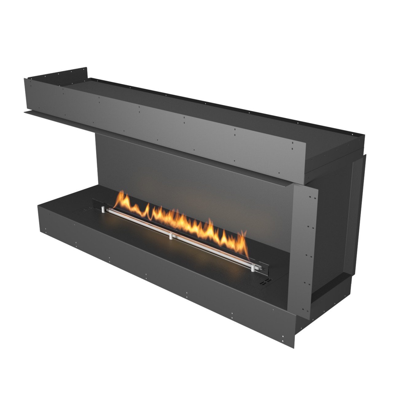 Planika Forma Firebox LEFT-CORNER mit BEV Automatikbrenner FLA 4+ Forma 1500