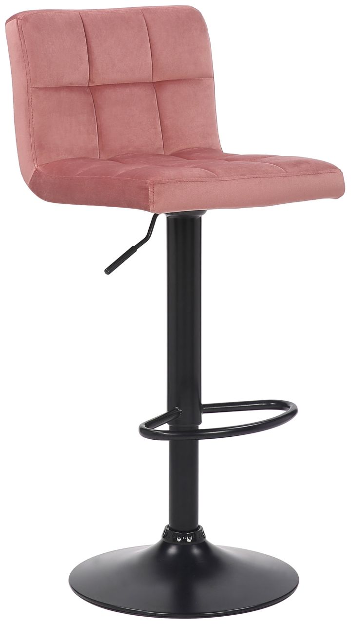 Barhocker Feni Samt pink