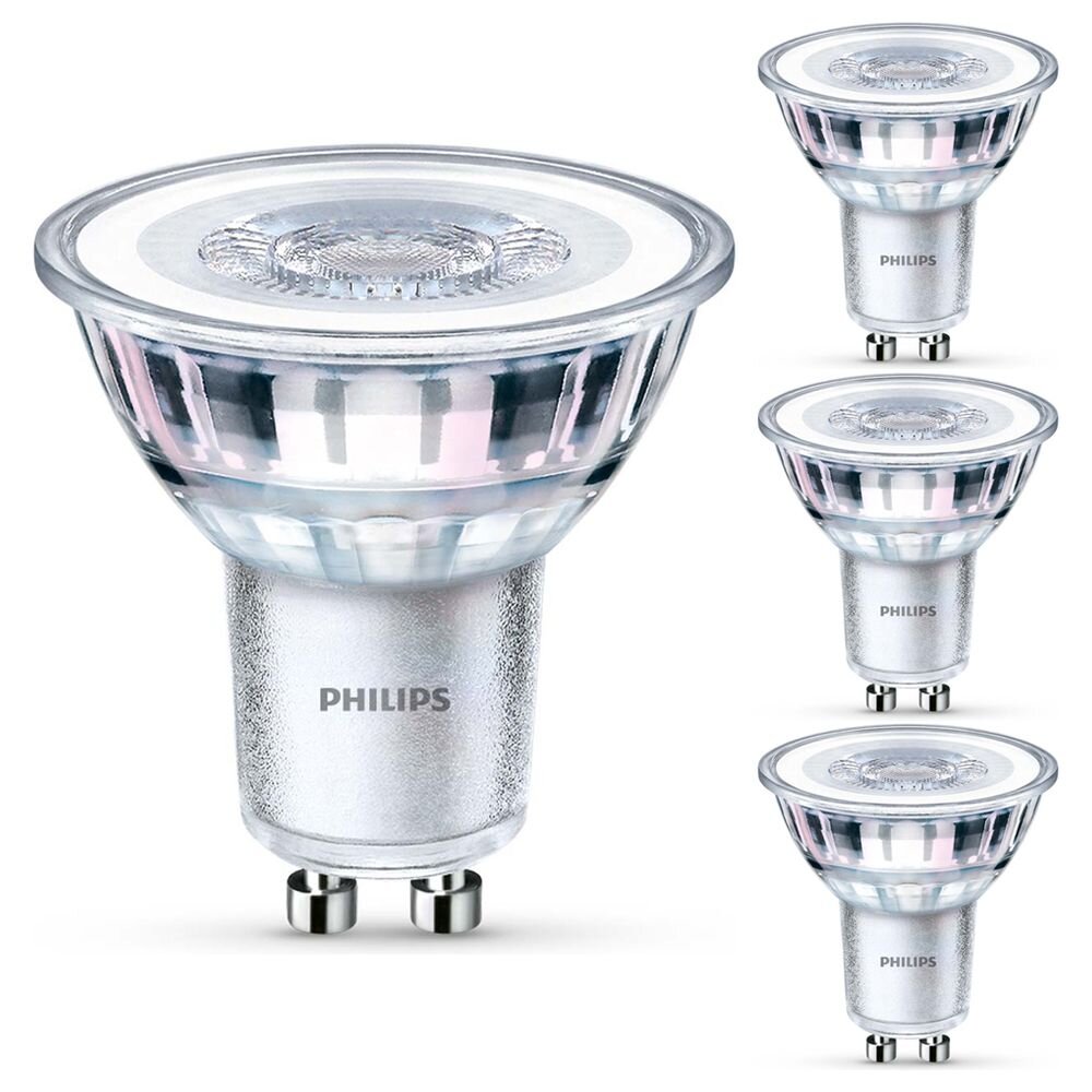 Philips LED Lampe ersetzt 35W, GU10 Reflektor PAR16, neutralweiß, 275 Lumen, nicht dimmbar, 4er Pack