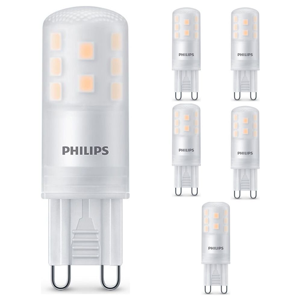 Philips LED Lampe ersetzt 25W, G9 Brenner, warmweiß, 215 Lumen, dimmbar, 6er Pack