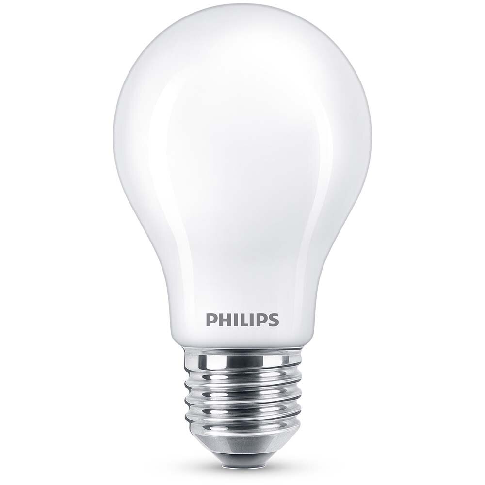 Philips LED Lampe ersetzt 40W, E27 Standardform A60, weiß, warmweiß, 470 Lumen, nicht dimmbar