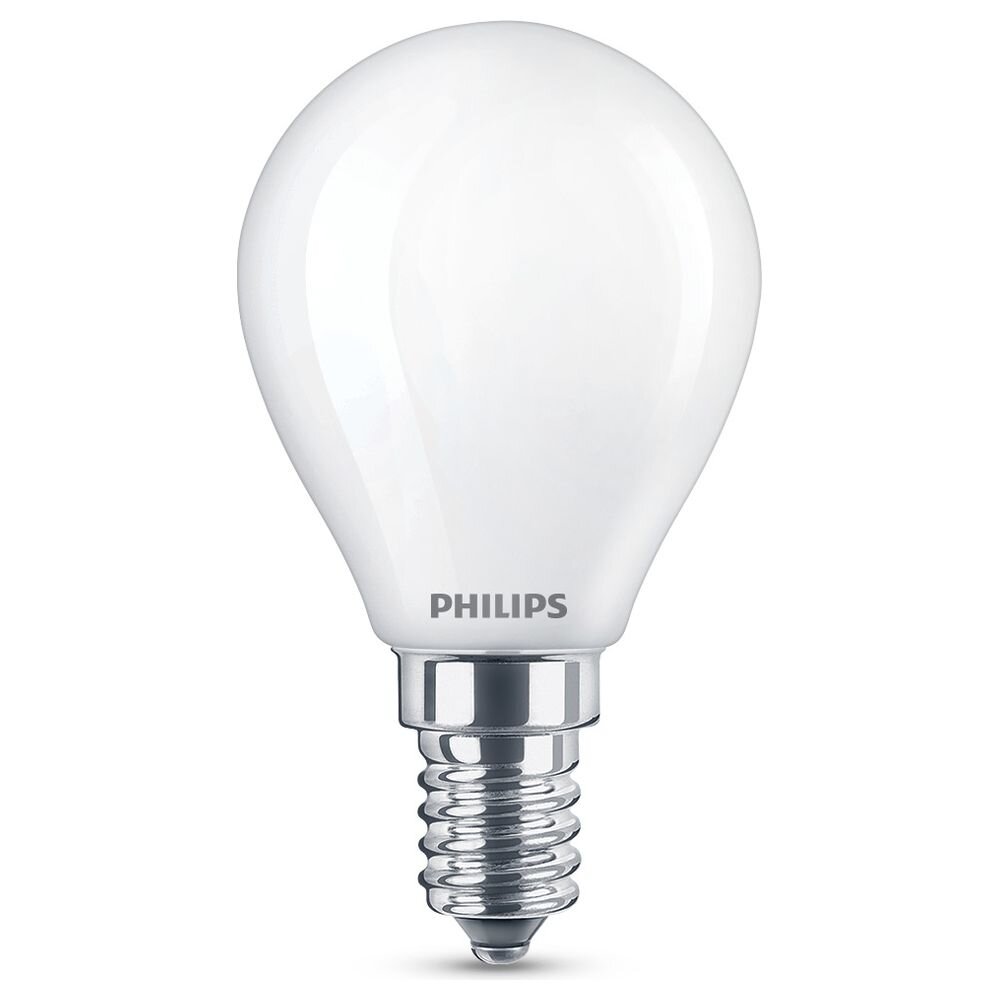 Philips LED Lampe ersetzt 40W, E14 Tropfen P45, weiß, warmweiß, 470 Lumen, nicht dimmbar