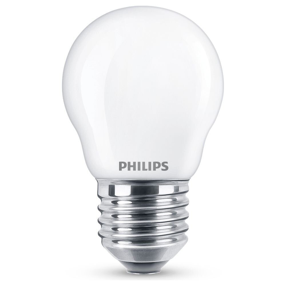 Philips LED Lampe ersetzt 60W, E27 Tropfenform P45, weiß, warmweiß, 806 Lumen, nicht dimmbar