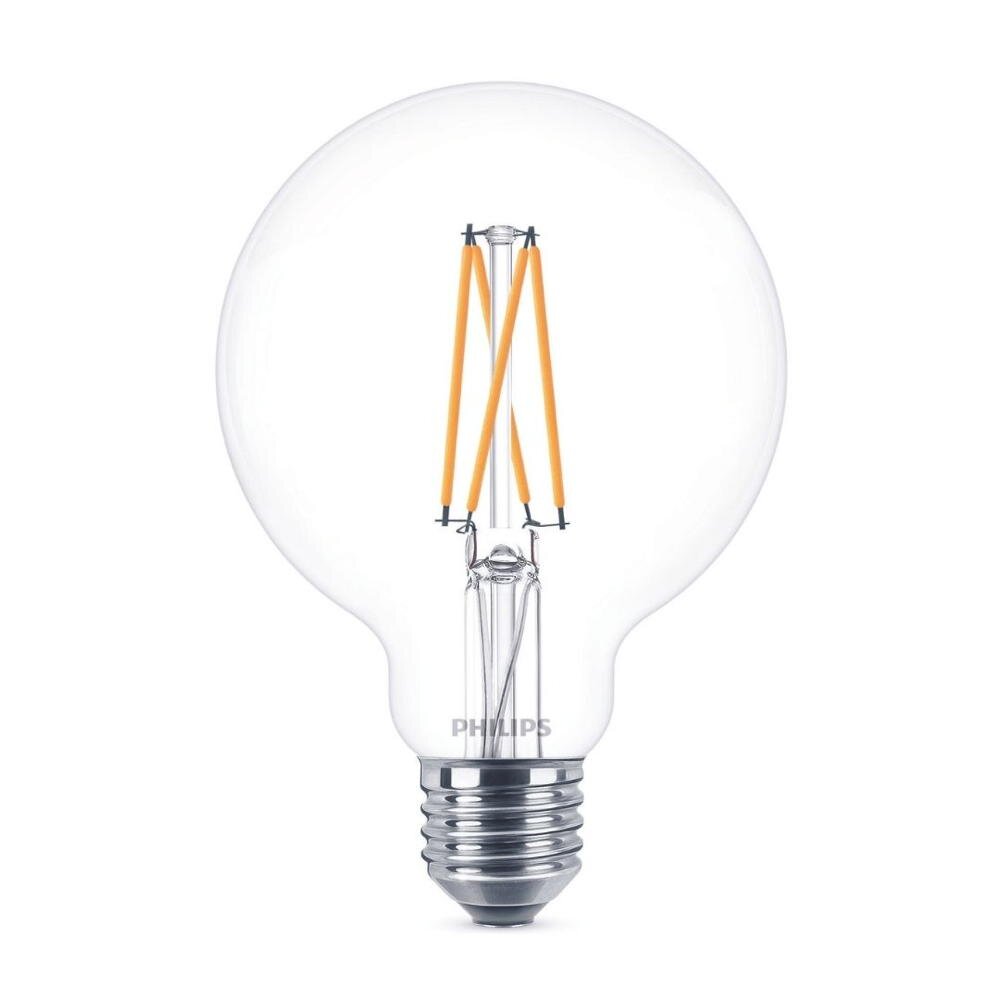 Philips LED Filament Lampe E27 Globe – G93 6W 810lm 2200-2700K dimmbar Einerpack