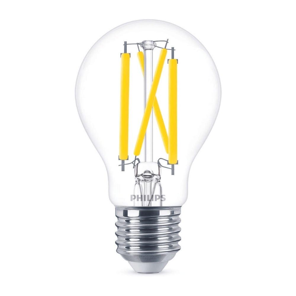 Philips LED Filament Lampe E27 Birne – A60 11,5W 1560lm 2200-2700K dimmbar Einerpack