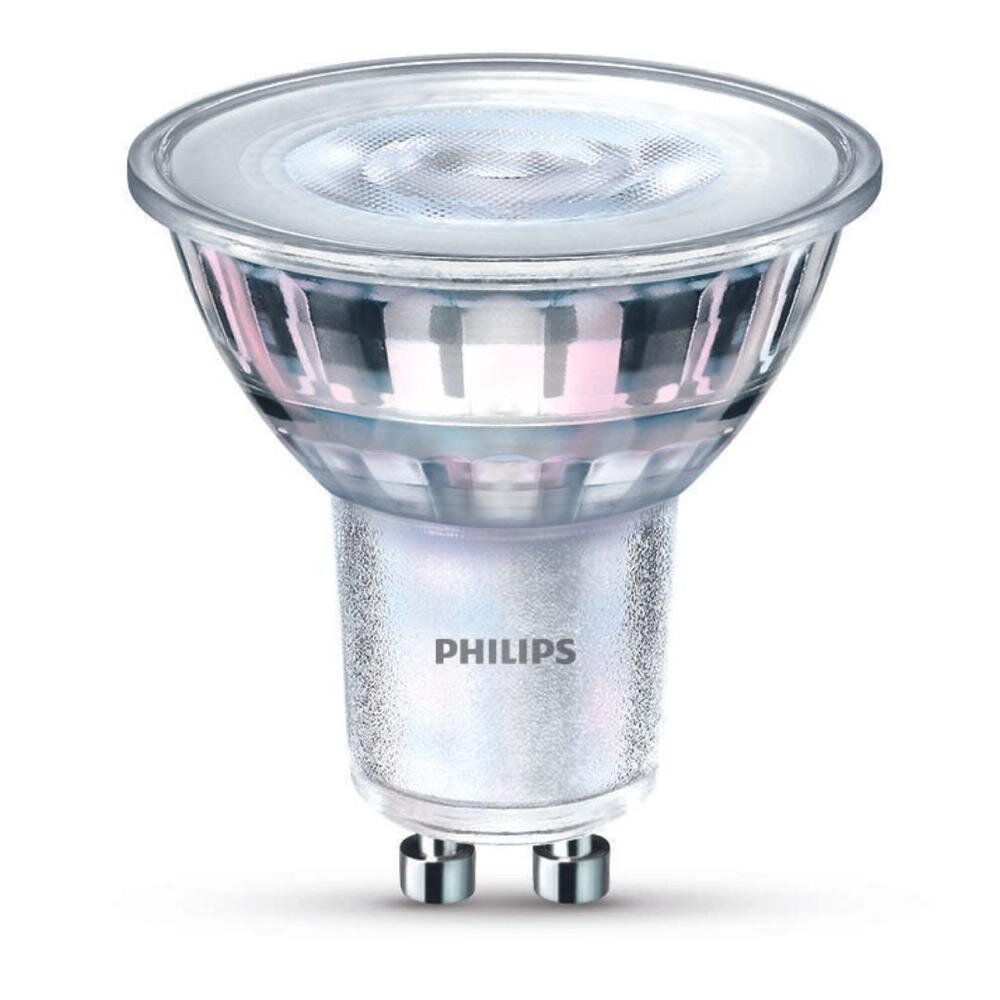 Philips LED Lampe ersetzt 65W, GU10 Reflektor PAR16, klar, warmweiß, 460 Lumen, nicht dimmbar