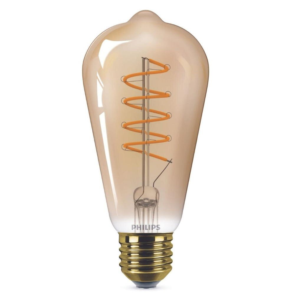 Philips LED Lampe ersetzt 25W, E27 Edisonform ST64, gold, warmweiß, 250 Lumen, dimmbar