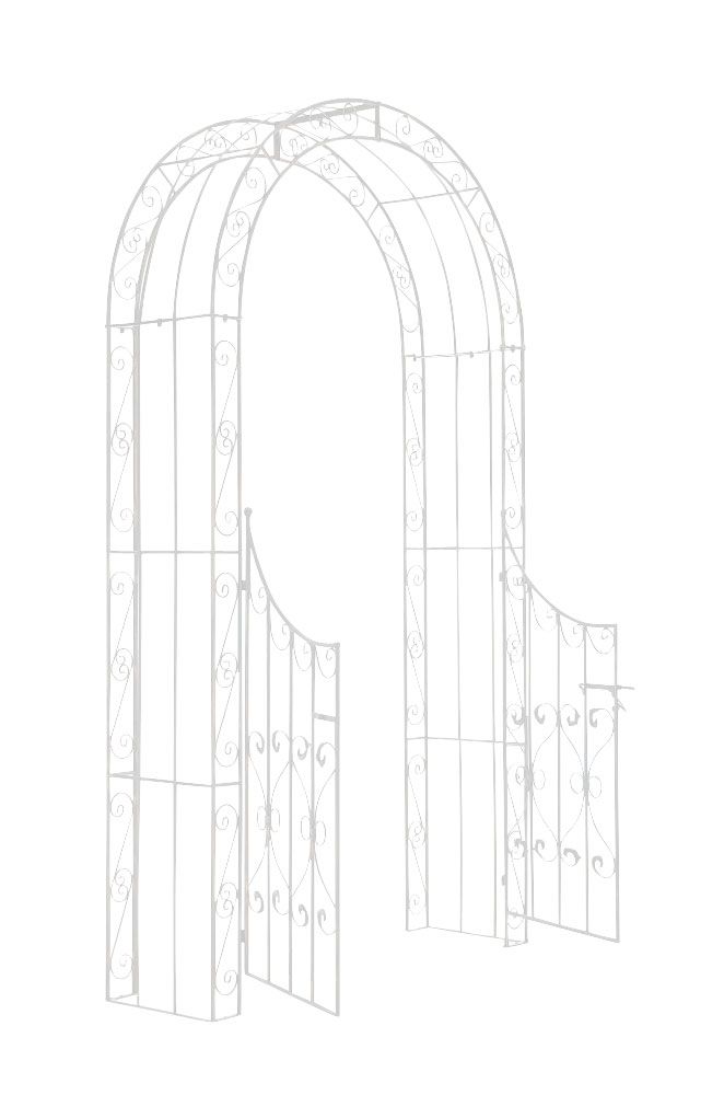 Rosenbogen m. Tor Sina weiß