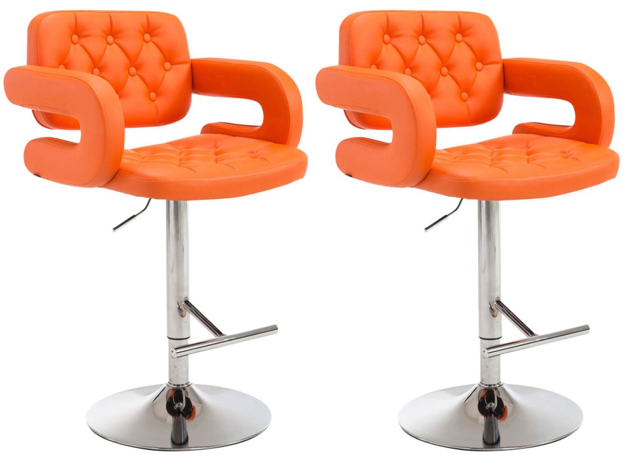 2er Set Barhocker Dublin C orange