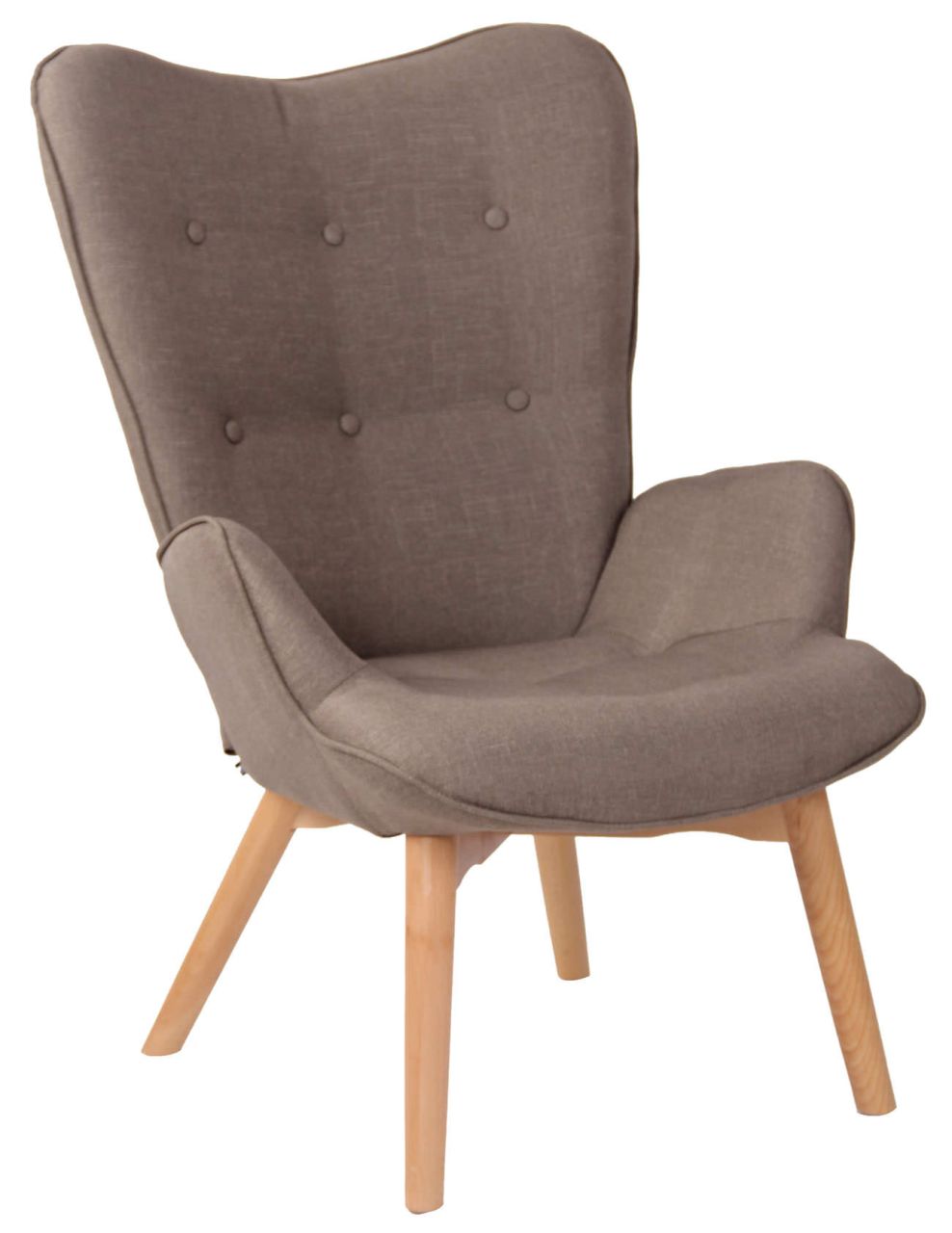 Lounger Durham Stoff taupe